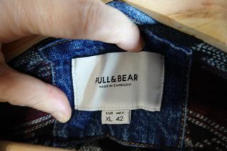 Cazadora vaquera Pull&Bear azul