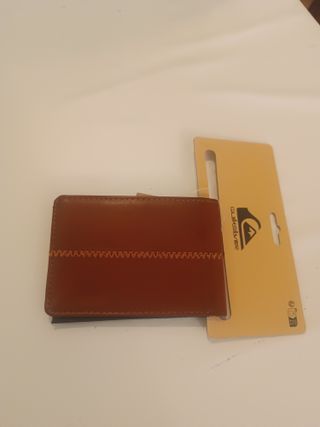 Cartera Quiksilver Triple Hoja Marrón Hombre