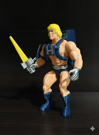 ULTIMA! He-Man Espada Luminosa Fiel Reproducción