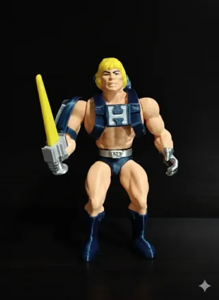 ULTIMA! He-Man Espada Luminosa Fiel Reproducción