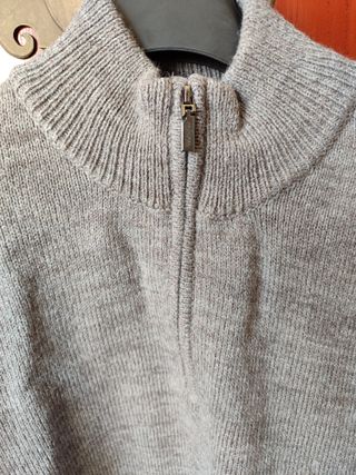 Jersey Cortefiel Hombre Gris