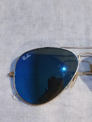 Gafas de Sol Ray-Ban Aviator Azul Dorado