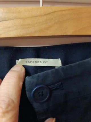 Pantalón chino Mango hombre azul