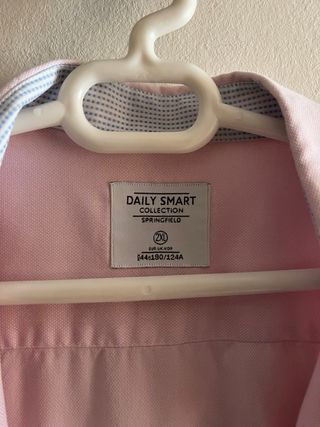 Camisa de hombre rosa