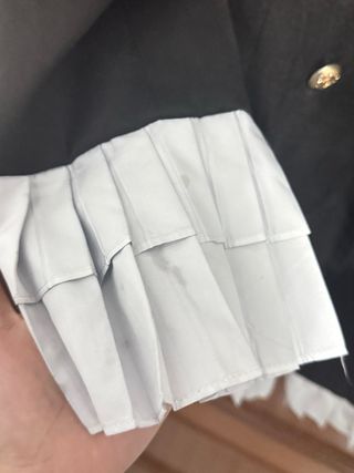 Blazer falda negro y blanco