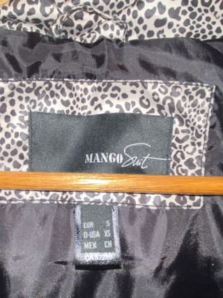 Abrigo invierno mujer Mango impermeable talla S