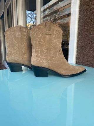 Botines Ante Beige Stradivarius