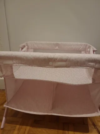 Cuna cambiador para muñecas rosa