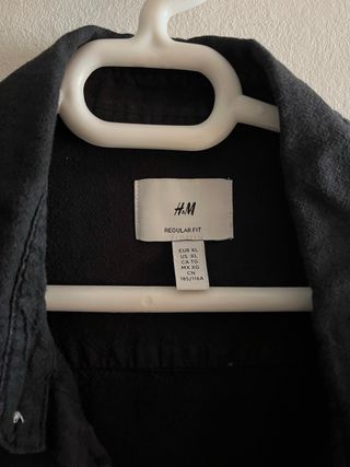 Camisa de hombre Negra