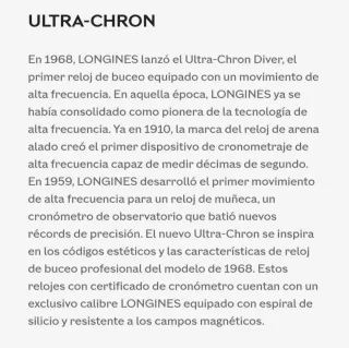 Reloj Longines Ultra-Chron Automático