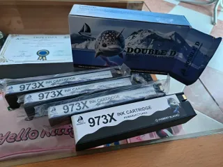 Tinta 973XL caja completa con los 4 colores