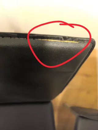 Conjunto 2 Sillas Diseño Moderno Negro/Plata