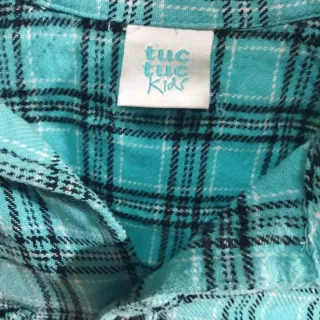 Camisa de cuadros para niño