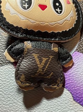 llavero labubu Louis Vuitton Negro Marrón