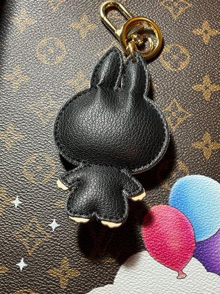 llavero labubu Louis Vuitton Negro Marrón