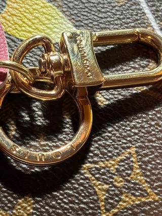 llavero labubu Louis Vuitton Negro Marrón