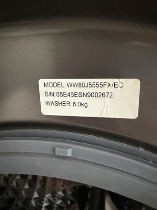 Lavadora Samsung 8kg