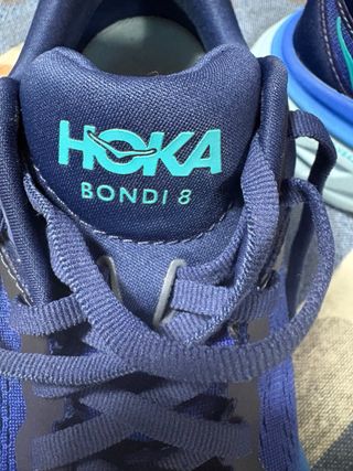 Zapatillas Hoka Bondi 8 Azul Marino y Turquesa