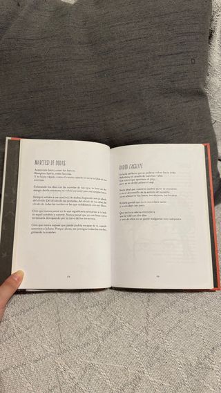 Libro César Poetry "La línea curva de tu sonrisa"