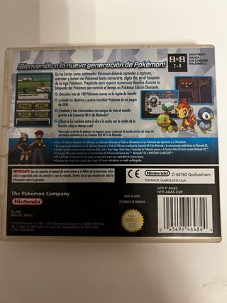 Pokémon Diamante Nintendo DS Edición Española