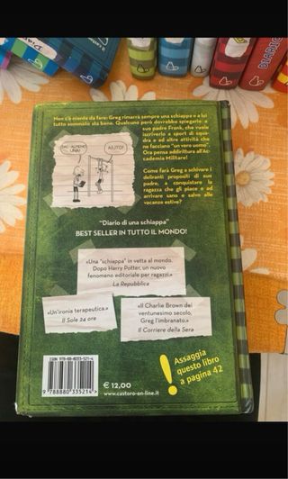 Collezione 16 libri Diario di una Schiappa.