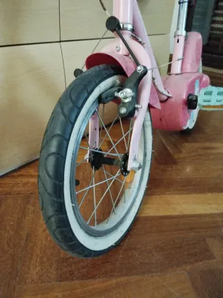 Bicicleta infantil rosa Decathlon