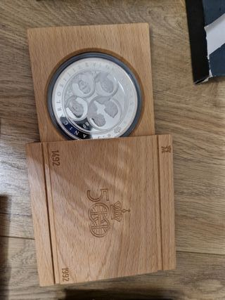 Moneda Plata 10.000 ptas 500 Aniversario