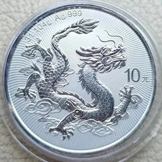 Oz plata Dragón que serpentea por la Gran Muralla