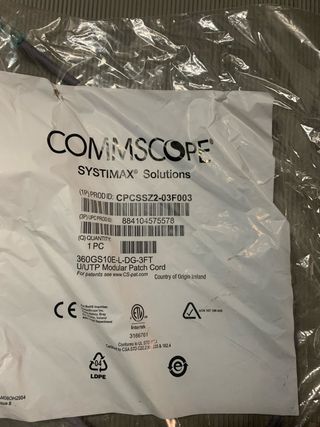 CommScope Systimax CPCSSZ2-03F003 Cat6A