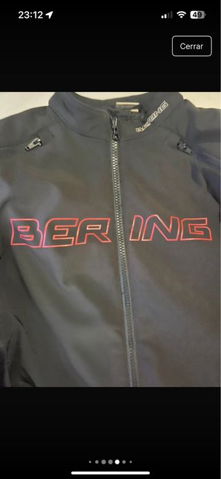 Chaqueta moto Bering Jaap XL WP usada