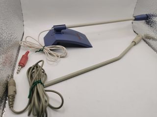 Lote 2 micrófonos de mesa flexibles