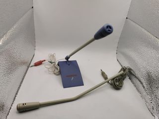 Lote 2 micrófonos de mesa flexibles