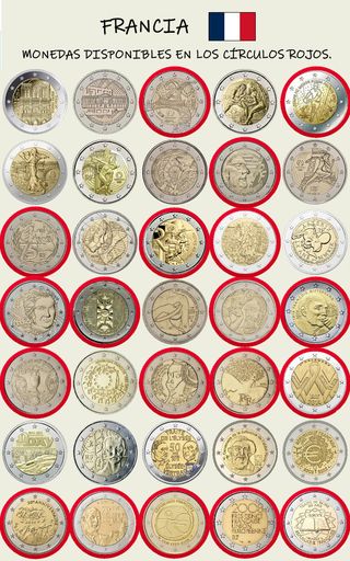 Monedas 2€ Francia