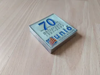 Medalla 70 aniversario Unió Democràtica Catalunya