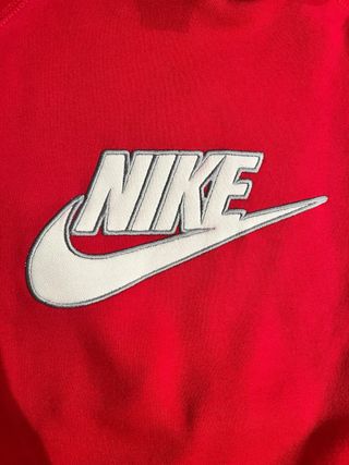 Felpa Nike vintage rossa e blu. pezzo unico e raro