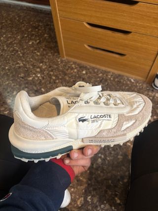 Zapatillas Lacoste Beige/Blanco