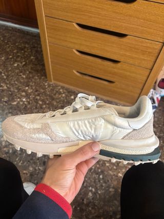 Zapatillas Lacoste Beige/Blanco