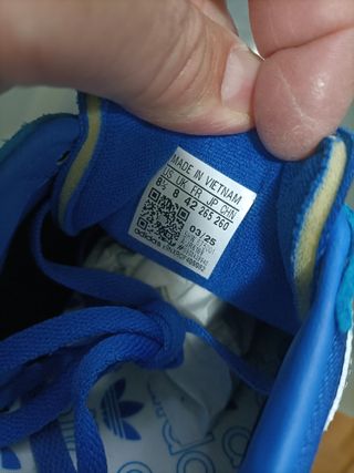 Zapatillas Adidas Talla 42 Azul/Plata