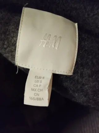 Abrigo largo tipo camisa a cuadros