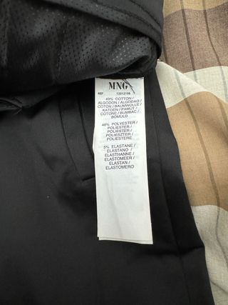 Pantalón negro vestir mujer algodón