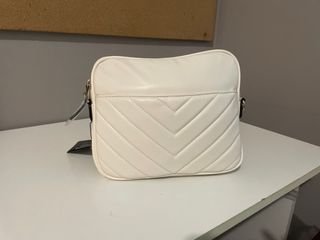 Bolso Mia Larouge Marrón Correa Multicolor