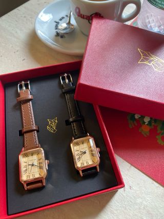 2 relojes elegantes – Regalo ideal para Navidad