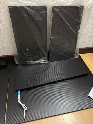 Mesa Gaming con Estante y Soporte