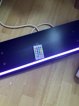 Mesa Gaming con Estante y Soporte