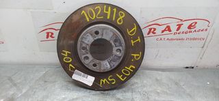 DISCO DE FRENO DELANTERO IZQUIERDO PEUGEOT 407 SW Premium | 05.04 - 12.09
