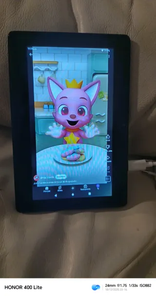 Tablet Infantil Honor 400 Lite Negra