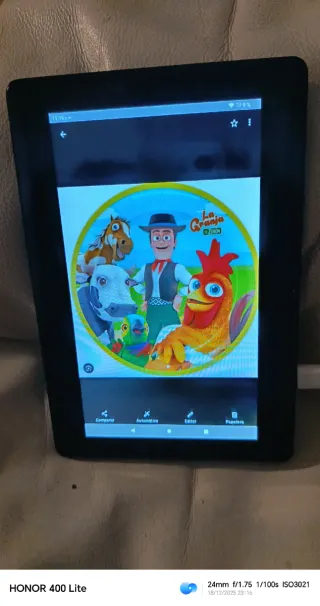Tablet Infantil Honor 400 Lite Negra