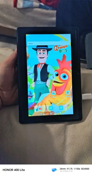 Tablet Infantil Honor 400 Lite Negra