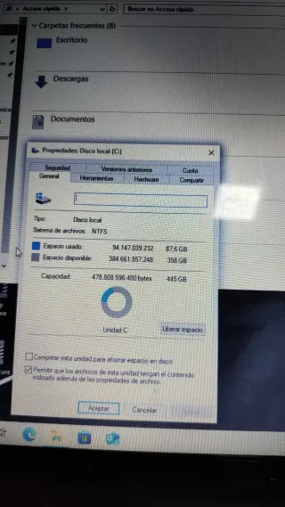 Portátil HP Pavilion G7 i5 Negro