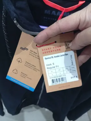 Sudadera Mammut Talla S Negra